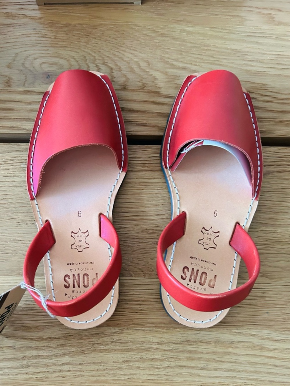 Pons sandal in Red